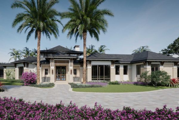 Front view of a Royal Retreat home by Diamond Custom Homes