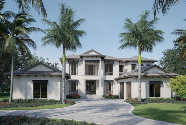 The plumbago Model front elevation at Diamond Custom Homes