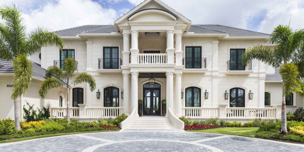 Biondi front elevation by Diamond Custom Homes