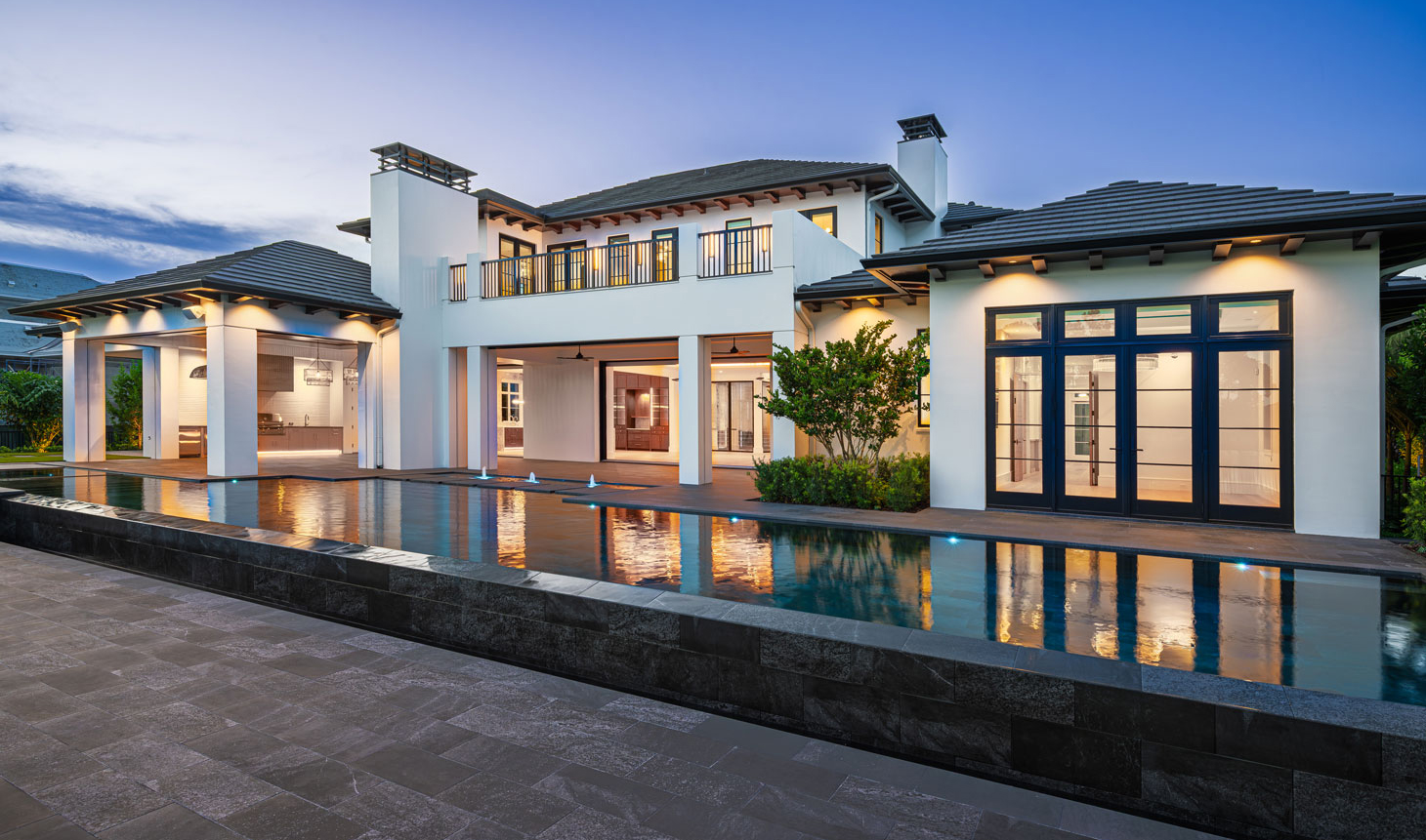 Rear Elevation Home New Built